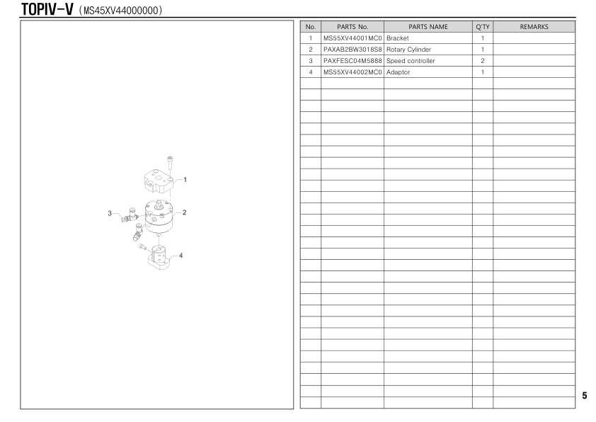 MS45XV44000000 diagram
